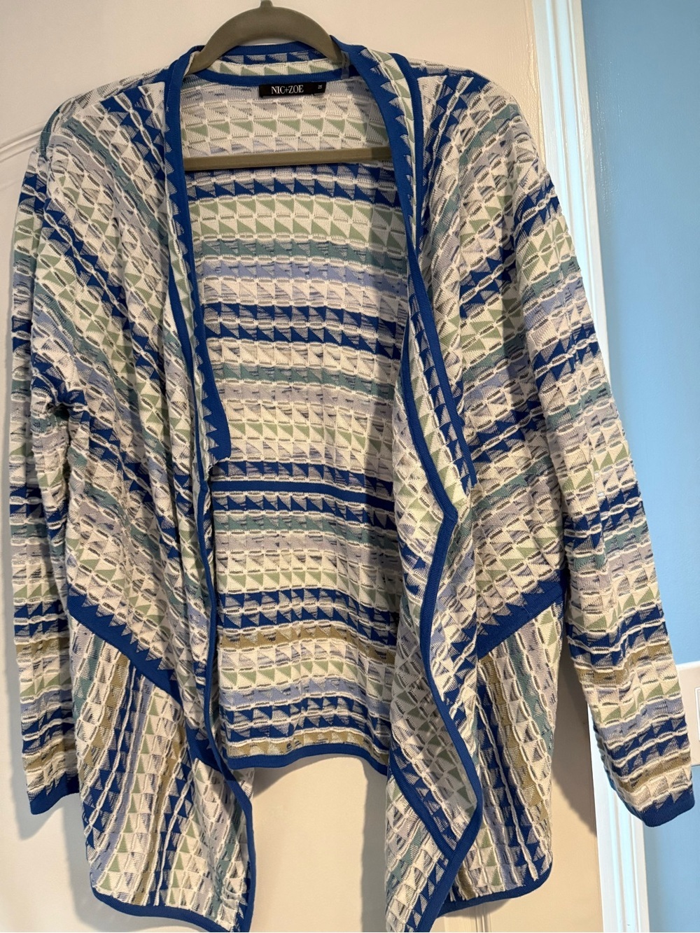 Nic + Zoe Open Front Cardigan Size 1x
